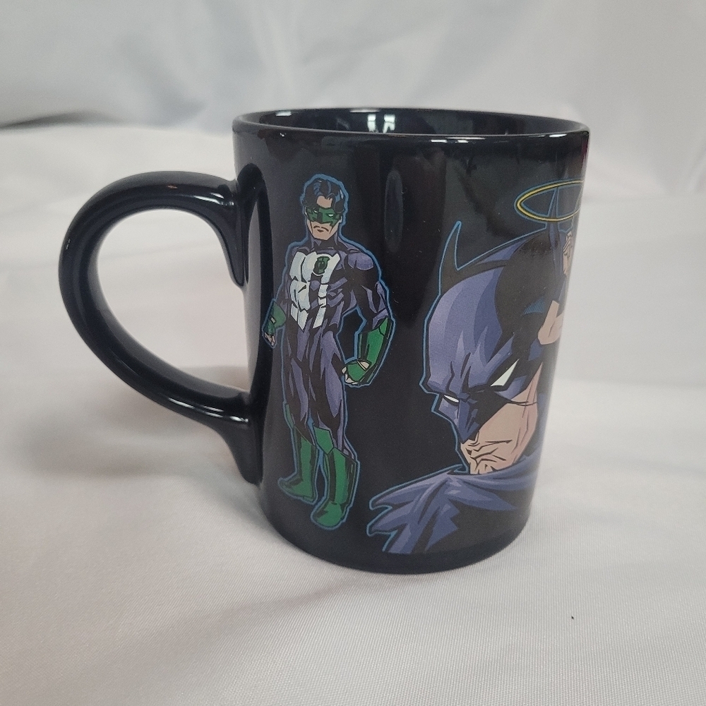 DC Comics Hero's Large Coffee Mug 1999 Warner Bro's Studio Store